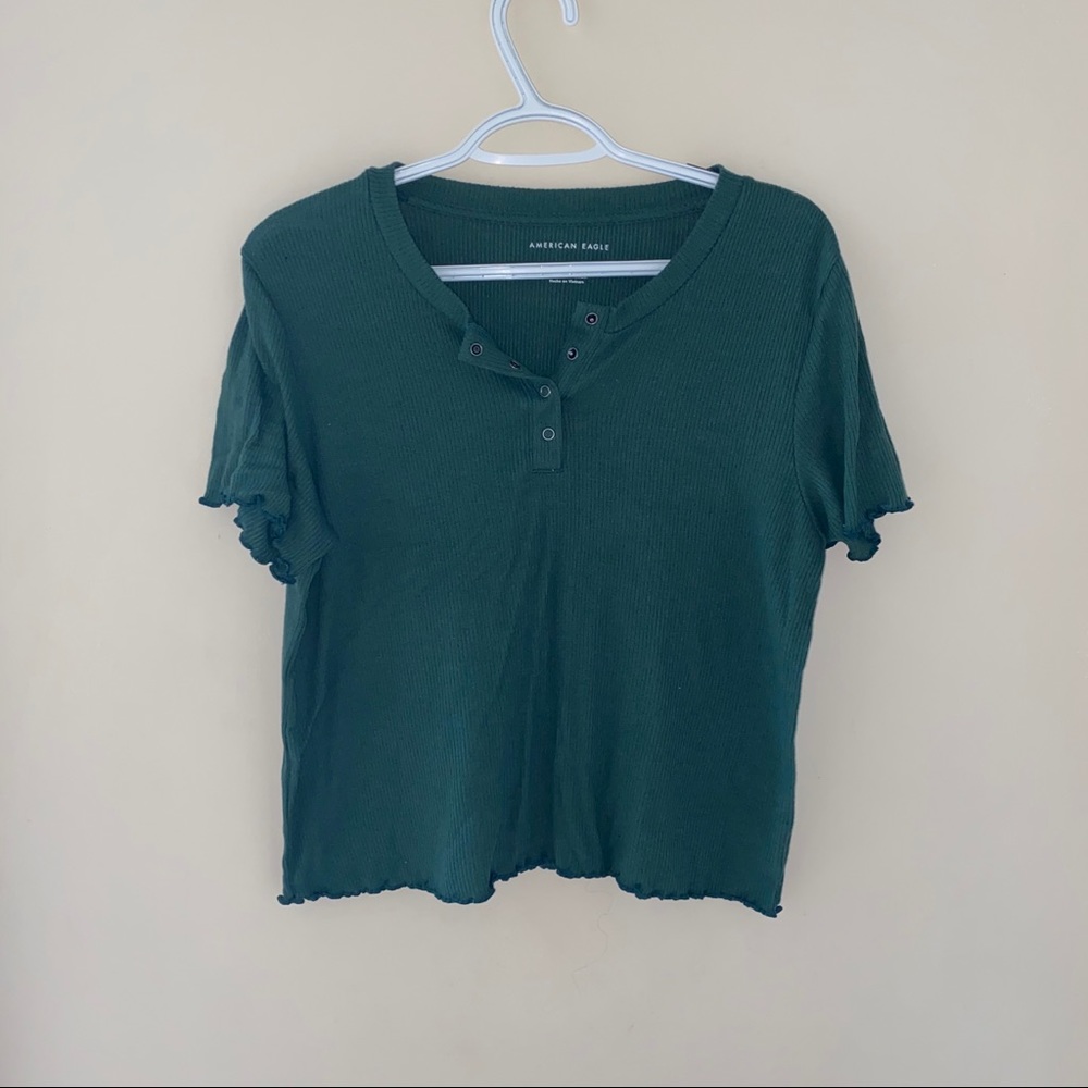 Green American Eagle top